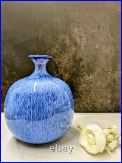 Scandinavian Studio Pottery Bulb Vase By Hogans Scandinavian Studio Pottery Bulb Vase By Hogans