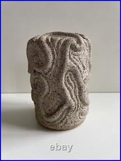 Sculptural Ray Marshall studio pottery vase