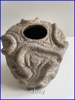 Sculptural Ray Marshall studio pottery vase