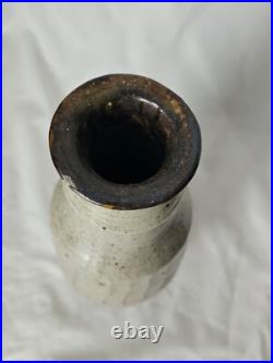 Sculptural stoneware studio pottery vase possibly Camberwell School, mid century