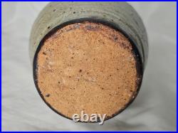 Sculptural stoneware studio pottery vase possibly Camberwell School, mid century
