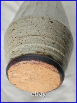 Sculptural stoneware studio pottery vase possibly Camberwell School, mid century