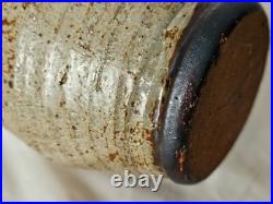 Sculptural stoneware studio pottery vase possibly Camberwell School, mid century