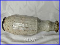 Sculptural stoneware studio pottery vase possibly Camberwell School, mid century