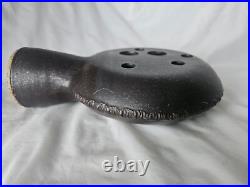 Sculptural studio pottery large pierced vase, Circa mid century modern