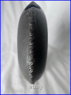 Sculptural studio pottery large pierced vase, Circa mid century modern