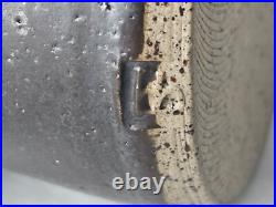 Sculptural studio pottery large pierced vase, Circa mid century modern