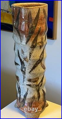 Sequoia Miller Handmade Pottery Vase Studio Pottery-12.5 in tall