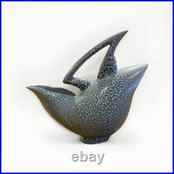 Signed Anthony Theakston ceramic studio pottery bird