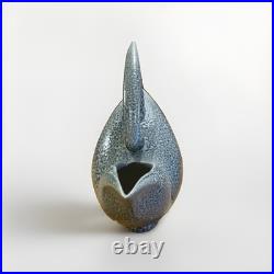 Signed Anthony Theakston ceramic studio pottery bird
