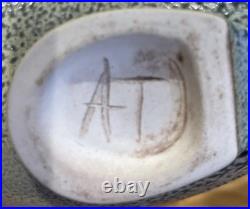 Signed Anthony Theakston studio pottery ceramic bird sculpture