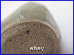 St Ives Pottery (Bernard Leach studio), stoneware bud vase, celadon glaze, c1970