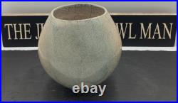 Stephen Murfitt Rake Pottery With Blue And Blush Glaze Vessel 16cm Stephen Murfitt Rake Pottery With Blue And Blush Glaze Vessel 16cm