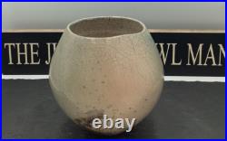 Stephen Murfitt Rake Pottery With Blue And Blush Glaze Vessel 16cm Stephen Murfitt Rake Pottery With Blue And Blush Glaze Vessel 16cm