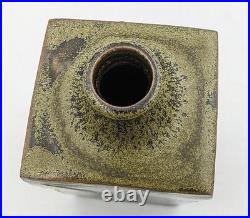 Steve Mills Bath Studio Pottery Stoneware Slab Vase 20th Century