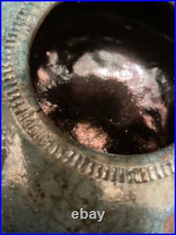 Stoneware Raku Glazed. Studio Pottery Decorative Only