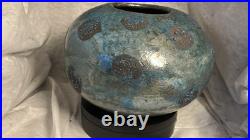 Stoneware Raku Glazed. Studio Pottery Decorative Only