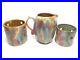 Studio_Art_Pottery_Multi_colored_Rainbow_Drip_Glaze_Pitcher_Canisters_3_Pc_Set_01_rth