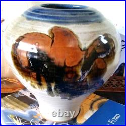 Studio Art Pottery Vase, Signed by Artist