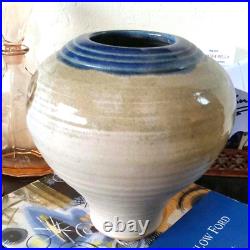 Studio Art Pottery Vase, Signed by Artist