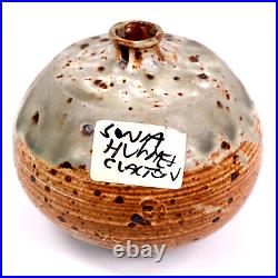 Studio Art Pottery Vase Sonia Clalton h11cm MCM Mid Century