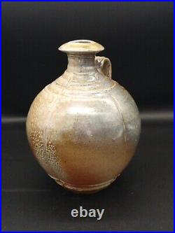 Studio Pottery Barry Huggett Salt Glazed Vase