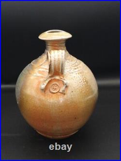 Studio Pottery Barry Huggett Salt Glazed Vase