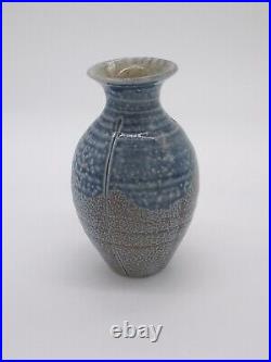 Studio Pottery, Barry Huggett, Truro Pottery Salt Glazed Vase