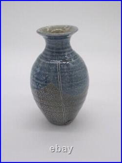 Studio Pottery, Barry Huggett, Truro Pottery Salt Glazed Vase