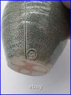 Studio Pottery, Barry Huggett, Truro Pottery Salt Glazed Vase