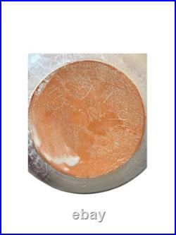 Studio Pottery Bottle Vase Signed & Dated 1996 Reduction Glaze 34cm Handmade Cer