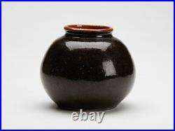 Studio Pottery Brown Glazed Winchcombe Bulbous Vase 20th C