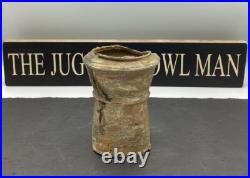Studio Pottery Dan Kelly (b. 1953) A vase with brown/ochre glaze. 12cm high