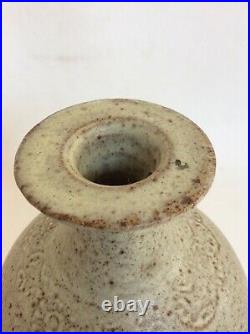 Studio Pottery Large Ikebana Vase Signed Trentham De Leliva Double Ended