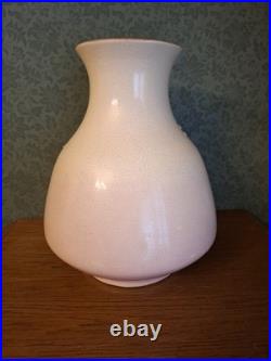 Studio Pottery Red x Mark Pink to Cream Glazed Ceramic Vase