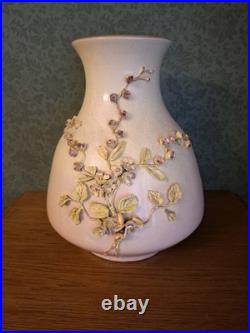 Studio Pottery Red x Mark Pink to Cream Glazed Ceramic Vase