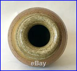 Studio Pottery Stoneware Ash-Glazed Large Vase Phil Rogers Unsigned