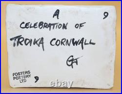 Studio Pottery Vase- Geoff James Fosters Cornwall Celebration of Troika Studio Pottery Vase- Geoff James Fosters Cornwall Celebration of Troika