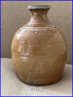 Studio Pottery Vase Impressed Mark Schloessingk / Rogers / Leach Era