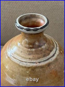 Studio Pottery Vase Impressed Mark Schloessingk / Rogers / Leach Era