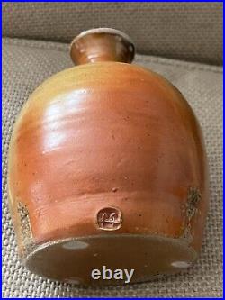 Studio Pottery Vase Impressed Mark Schloessingk / Rogers / Leach Era