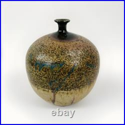 Studio Pottery Vase Japanese MCM H17cm Nipple vase MCM mid century Studio Pottery Vase Japanese MCM H17cm Nipple vase MCM mid century