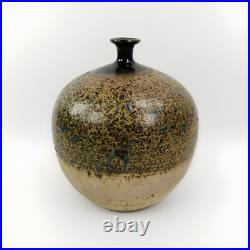 Studio Pottery Vase Japanese MCM H17cm Nipple vase MCM mid century