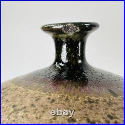 Studio Pottery Vase Japanese MCM H17cm Nipple vase MCM mid century