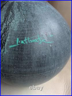 Studio Pottery Vase Signed. French