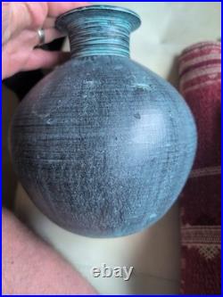 Studio Pottery Vase Signed. French
