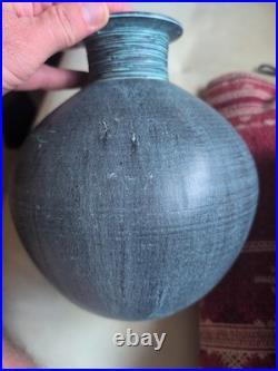 Studio Pottery Vase Signed. French