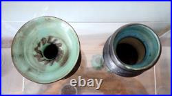 Studio Pottery Vases Elizabeth Ann Macphail Collection Briglin Conection Vtg x 2