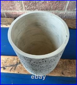 Studio Pottery early LEE PAGE Hanson worm VASE 20 cm high