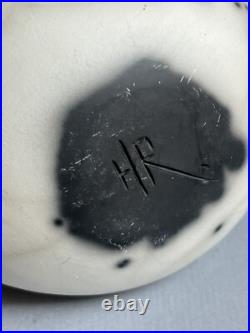 Studio Pottery sculptural raku vase by Helen Rondell British Studio ceramicist